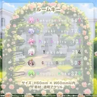 Sayonaki Mio - Complete Set - Illustration Board - Ring Holder - Acrylic Key Chain - Mirror - Key Chain - VTuber