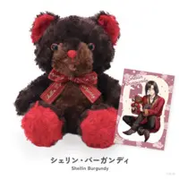Shellin Burgundy - Character Card - Plush - NIJI Bear - Nijisanji