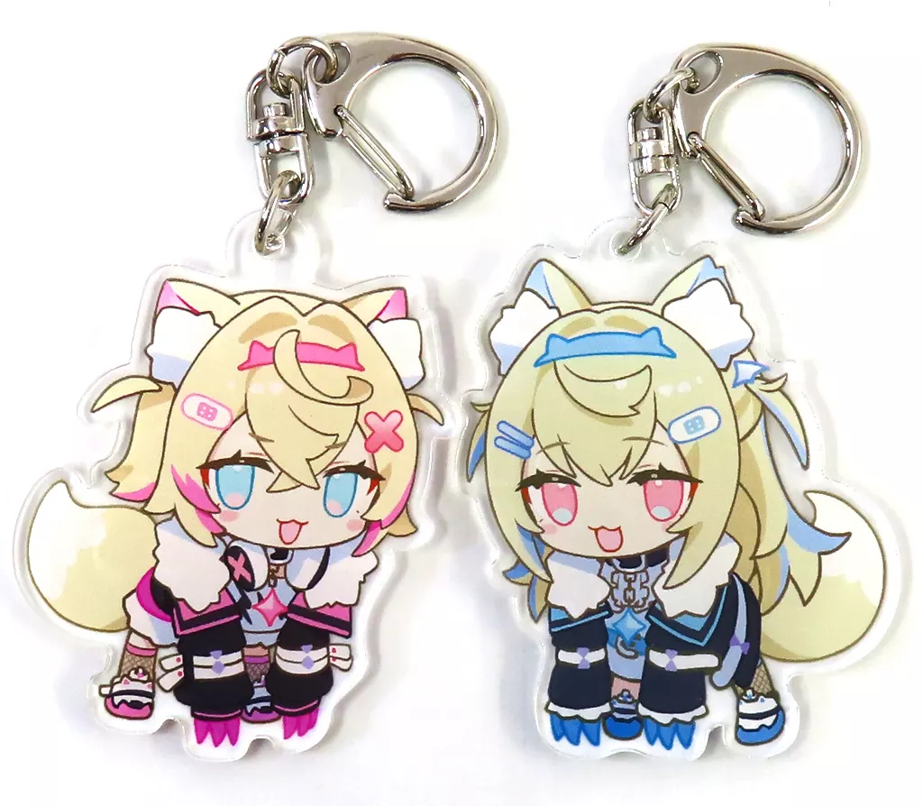Mococo Abyssgard & Fuwawa Abyssgard - Acrylic Key Chain - Key Chain - hololive English