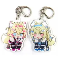 Mococo Abyssgard & Fuwawa Abyssgard - Acrylic Key Chain - Key Chain - hololive English