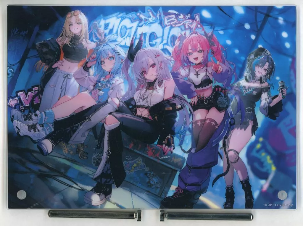 FLOW GLOW - Acrylic stand - Acrylic Art Plate