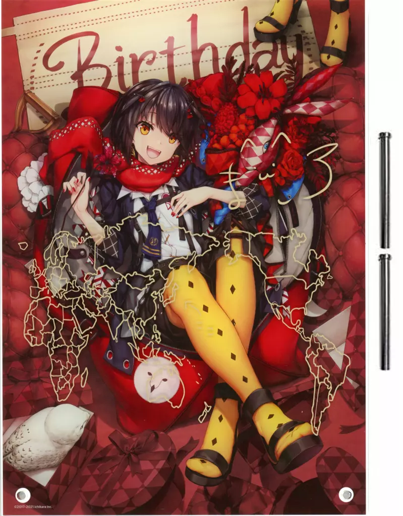 Mashiro Meme - Acrylic Art Plate - Nijisanji