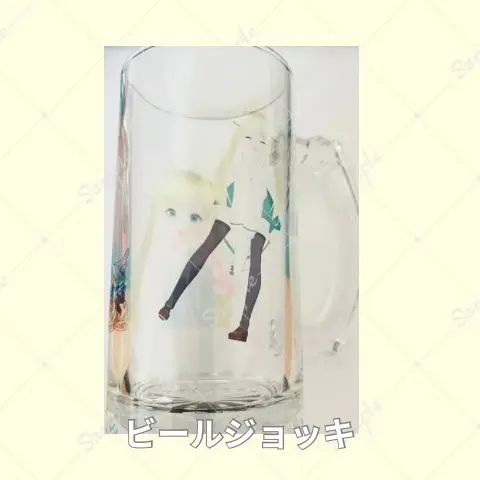 Akaduki Seika - Tumbler, Glass - Tableware - Hand-signed - VTuber