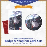 Vox Akuma - Character Card - Badge - Nijisanji