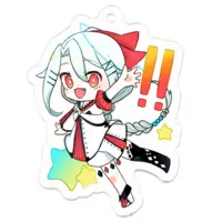 Nishina Nishika - Acrylic Key Chain - Key Chain - VTuber Size-50 x 50 (mm)