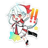 Nishina Nishika - Acrylic Key Chain - Key Chain - VTuber Size-70 x 70 (mm)