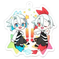 Nishina Nishika - Acrylic Key Chain - Key Chain - VTuber Size-50 x 50 (mm)