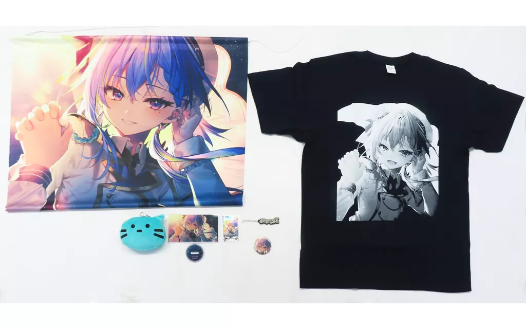 Suzumi Nemo - Clothes - Hand-signed - T-shirts - Tapestry - Acrylic stand - Key Chain - Character Card - Badge - Coin purse - Birthday Merch Complete Set - 774 inc.
