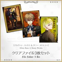 Nijisanji - Stationery - Aristocrats and Servants - Plastic Folder - Elira Pendora & Sonny Brisko & Alban Knox