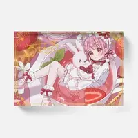 Meiri Yusa - Acrylic Art Plate - Acrylic stand - Badge - Acrylic Key Chain - Key Chain - Coaster - Tableware - Birthday Merch Complete Set - VTuber
