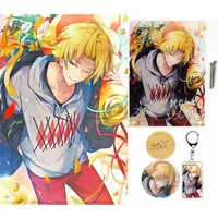 Kanda Shoichi - Acrylic Key Chain - Badge - Tapestry - Acrylic Art Plate - Birthday Merch Complete Set - Nijisanji