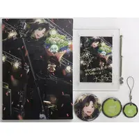 Shibuya Hajime - Key Chain - Badge - Acrylic Art Plate - Canvas Board - Birthday Merch Complete Set - Nijisanji