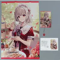 Elu - Birthday Merch Complete Set - Acrylic Art Plate - Character Card - Key Chain - Tapestry - Nijisanji