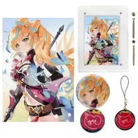Tachitsute Toto - Key Chain - Birthday Merch Complete Set - Canvas Board - Badge - Acrylic Art Plate - Nijisanji