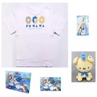 Fuwawa Abyssgard - Clothes - Birthday Merch Complete Set - Acrylic Art Plate - Postcard - T-shirts - Key Chain - Plush - hololive