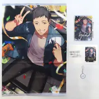 Yashiro Kizuku - Tapestry - Character Card - Birthday Merch Complete Set - Key Chain - Acrylic Art Plate - Nijisanji