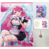 Aizono Manami - Tapestry - Character Card - Birthday Merch Complete Set - Key Chain - Acrylic Art Plate - Nijisanji