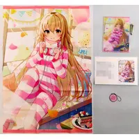 Ienaga Mugi - Character Card - Tapestry - Birthday Merch Complete Set - Key Chain - Acrylic Art Plate - Nijisanji