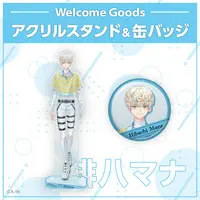 Hibachi Mana - Badge - Nijisanji Welcome Goods - Nijisanji