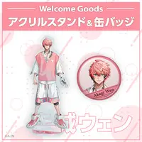 Akagi Wen - Badge - Nijisanji Welcome Goods - Nijisanji