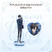 Shikinagi Akira - Badge - Acrylic stand - Nijisanji