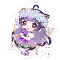 Oimopie chan - Acrylic Key Chain - Key Chain - VTuber Size-50 x 50 (mm)