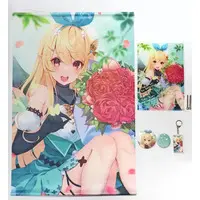 Pomu Rainpuff - Tapestry - Badge - Acrylic Art Plate - Birthday Merch Complete Set - Acrylic Key Chain - Nijisanji