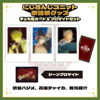 Nijisanji - Character Card - Hanabatake Chaika & Maimoto Keisuke & Shibuya Hajime