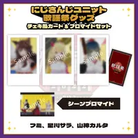 Nijisanji - Character Card - Hoshikawa Sara & Fumi & Yamagami Karuta