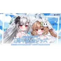 Daten Shisuta & Suimori Atori - Complete Set - Key Chain - Badge - Acrylic stand - Acrylic Key Chain - VTuber