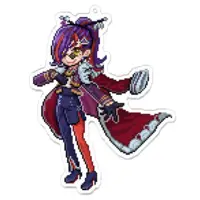 Fujinohana Takako - Acrylic Key Chain - Key Chain - VTuber Size-100 x 100 (mm)