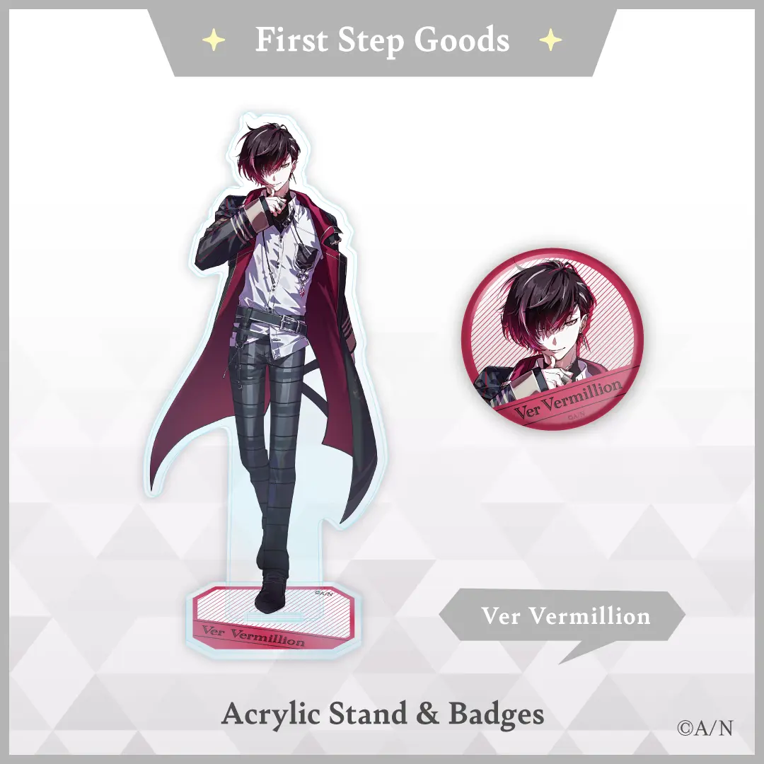Ver Vermillion - Badge - Nijisanji Welcome Goods - XSOLEIL