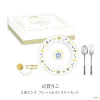 Shiga Riko - Tableware - Case - Dish - Spoon - Cutlery - Pin - Nijisanji