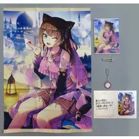 Fumino Tamaki - Key Chain - Character Card - Tapestry - Acrylic Art Plate - Birthday Merch Complete Set - Nijisanji