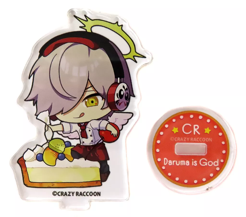 Daruma is God - Acrylic stand - Crazy Raccoon