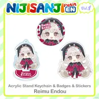 Reimu Endou - Badge - NIJISANJI Petit - Nijisanji