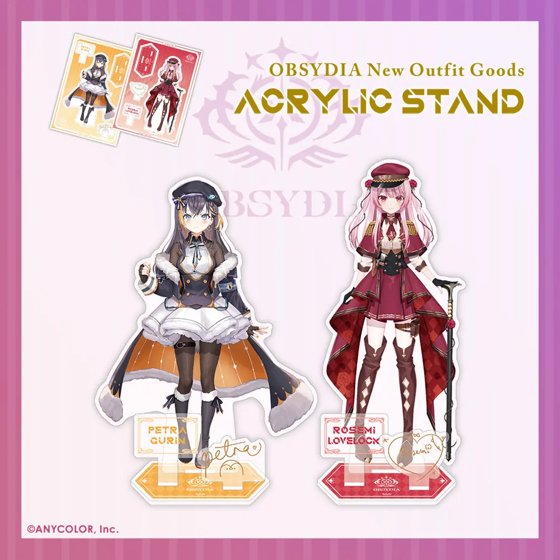 Petra Gurin - Acrylic stand - OBSYDIA
