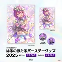 Haruno Hotaru - Complete Set - Character Card - Badge - Postcard - Acrylic Art Plate - VTuber