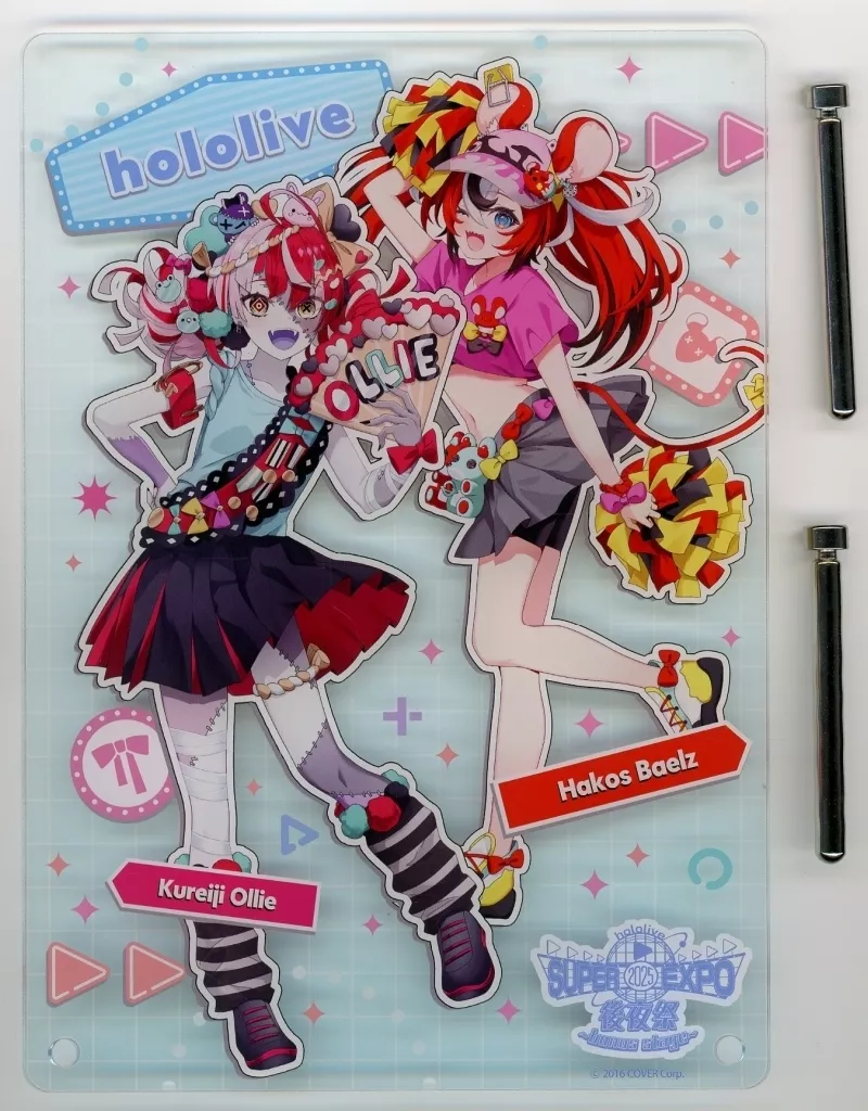Hakos Baelz & Kureiji Ollie - Acrylic Art Plate - Promise