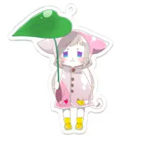 Mesuneko - Acrylic Key Chain - Key Chain - VTuber Size-70 x 70 (mm)