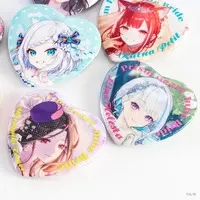 Nijisanji - Prism Heart June Bride - Heart Badge - Badge (Random Item)