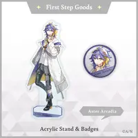 Aster Arcadia - Badge - Nijisanji Welcome Goods - Nijisanji