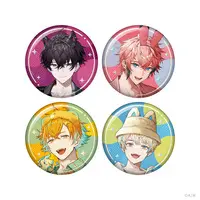 Nijisanji - Badge - Hibachi Mana & Saiki Ittetsu & Akagi Wen & Usami Rito (Random Item)