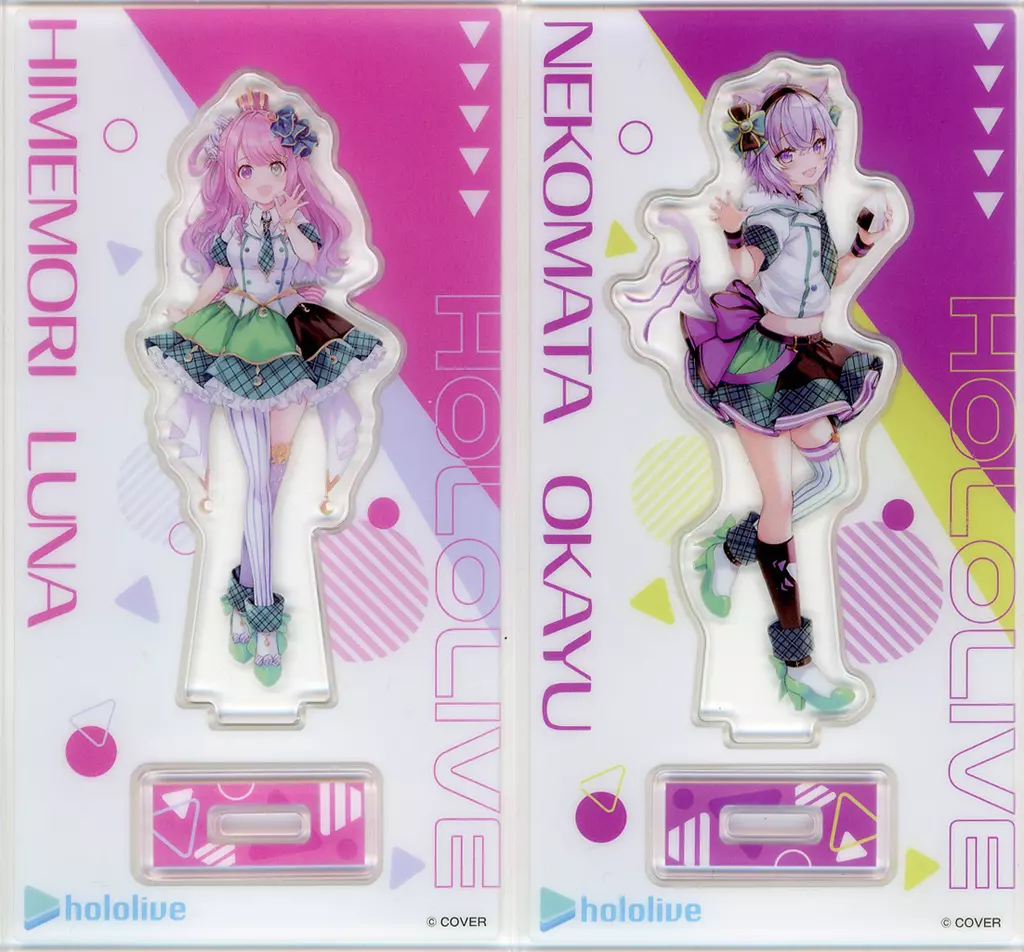 Nekomata Okayu & Himemori Luna - Acrylic stand - hololive