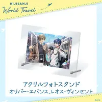 Leos Vincent & Oliver Evans - Acrylic Art Plate - Nijisanji World Travel - Nijisanji