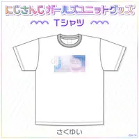 Shiina Yuika & Sasaki Saku - Clothes - T-shirts - Nijisanji Girls Unit Goods - Nijisanji