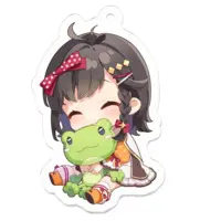 Irosaki Akane - Key Chain - Acrylic Key Chain - VTuber Size-50 x 50 (mm)