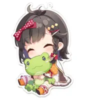 Irosaki Akane - Key Chain - Acrylic Key Chain - VTuber Size-100 x 100 (mm)