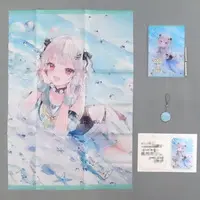 Hayama Marin - Key Chain - Character Card - Tapestry - Acrylic Art Plate - Birthday Merch Complete Set - Nijisanji