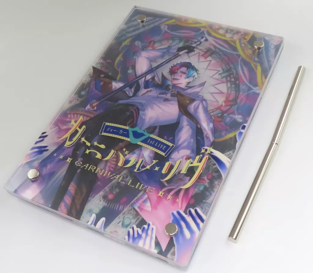 Joe Rikiichi - Acrylic Art Plate - Acrylic stand - Nijisanji